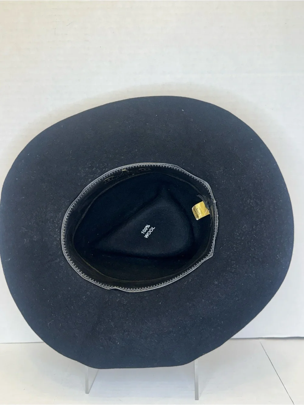 Vintage Youth S Black Wool Texas Hat Co. Cowboy Hat